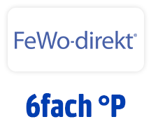 Jetzt bei FeWo direkt 6fach punkten. Hier klicken.