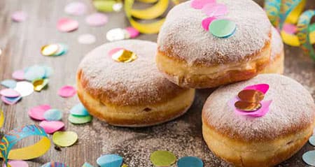 Rezept für Faschingskrapfen