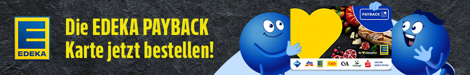 Hier die Edeka PAYBACK Karte bestellen.