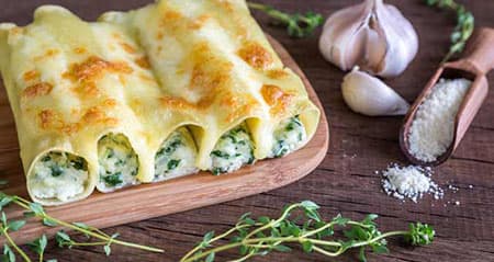 Die Nudel heißt cannelloni