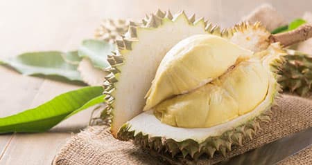 Dieses Obst ist eine: durian