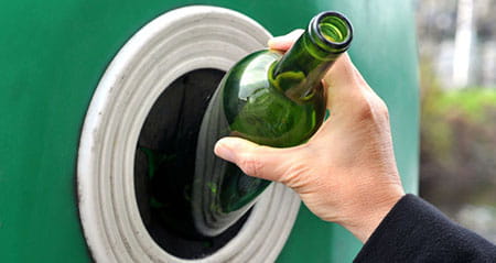 Vorsicht Fehler zum Thema Glasrecycling