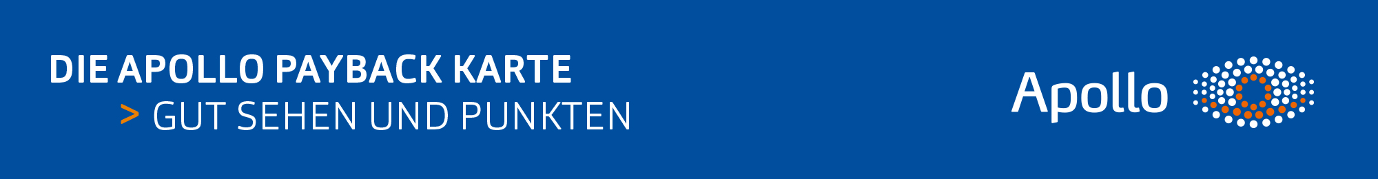 Apollo bei PAYBACK. Gut sehen und punkten