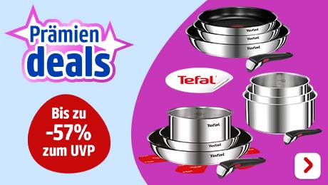 PAYBACK Prämien: Tefal Aktionsangebote mit bis zu 57 % Rabatt auf Pfannen- und Topf-Sets