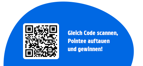 Gleich Code scannen, Pointee auftauen und gewinnen!