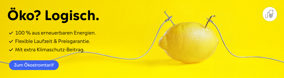 Hier zum Ökostromtarif
