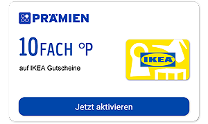 Aktiviere den jeweiligen Coupon für 10fach Punkte auf deine Gutschein Bestellung!