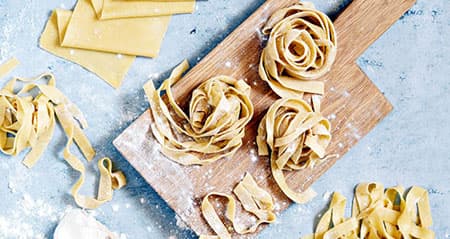 Die Nudel heißt pappardelle