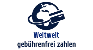 Weltweit gebührenfrei zahlen