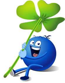 Ein Pointee ist sehr glücklich, denn er hält ein vier