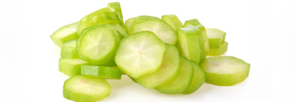 Aufgeschnitten erinnert die Bilimbi an die Sternfrucht