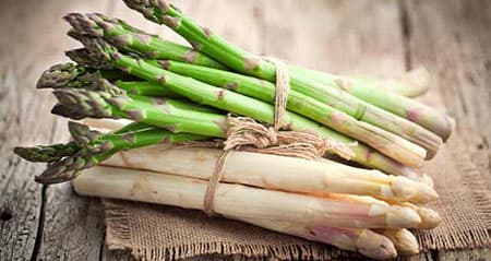 Wassergehalt im Spargel