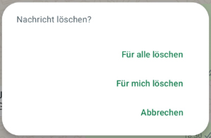 So löschst du eine WhatsApp-Nachricht auf dem Handy des Empfängers