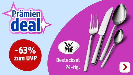 PAYBACK Prämien Deal: WMF Besteck-Set, 24-tlg. -63% zum UVP. Jetzt Punkte einlösen.