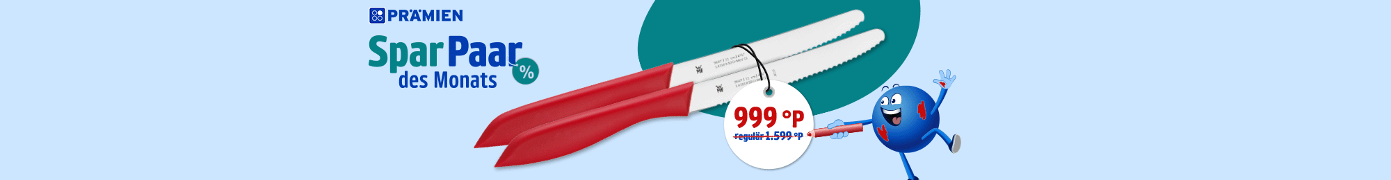 PAYBACK Prämien: Beim Kauf einer weiteren Prämie, WMF Vespermesserset 44% günstiger. Jetzt sparen!