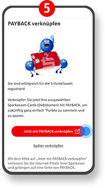 5. Du wirst zu PAYBACK weitergeleitet