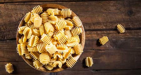 Die Nudel heißt radiatori