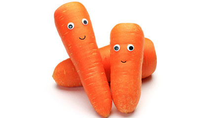 Aus der Kategorie Aha zum Thema karotten augen