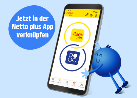 Jetzt in der Netto plus App verknüpfen.