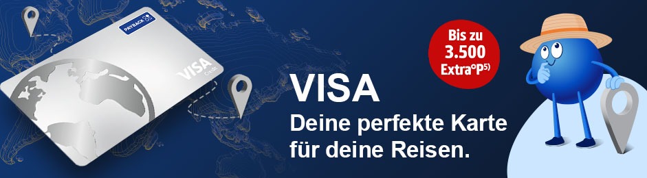Die PAYBACK Visa Karte als perfekte Karte für deine Reisen