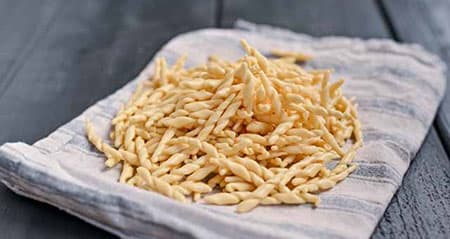 Die Nudel heißt trofie