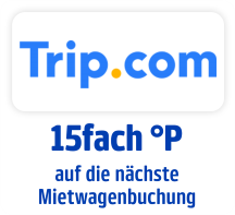Jetzt bei Trip.com 15fach auf die nächste Mietwagenbuchung punkten. Hier klicken.