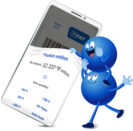 °Punkte an der Kasse einlösen mit der PAYBACK App.