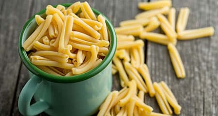 Die Nudel heißt casarecce