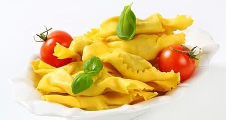 Die Nudel heißt caramelle