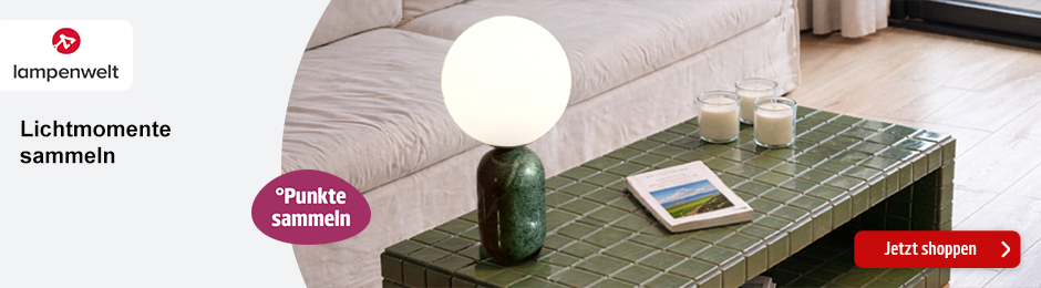 Lampenwelt: Punkte sammeln. Jetzt shoppen!