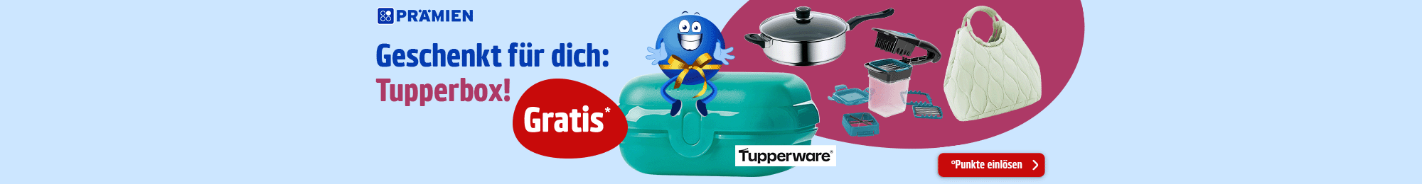 PAYBACK Prämien: Gratis Tupperbox beim Kauf einer Aktionsprämie.