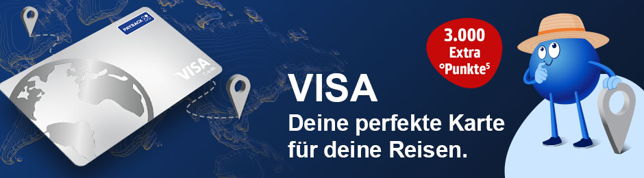 Die PAYBACK Visa Karte als perfekte Karte für deine Reisen
