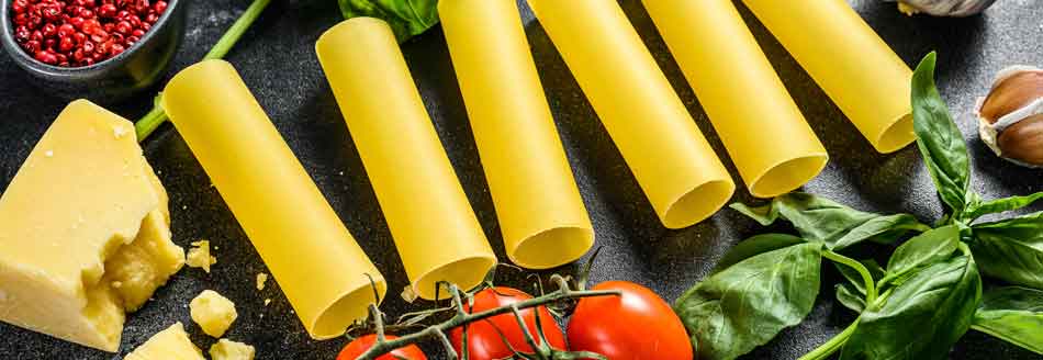 Ungekochte Cannelloni