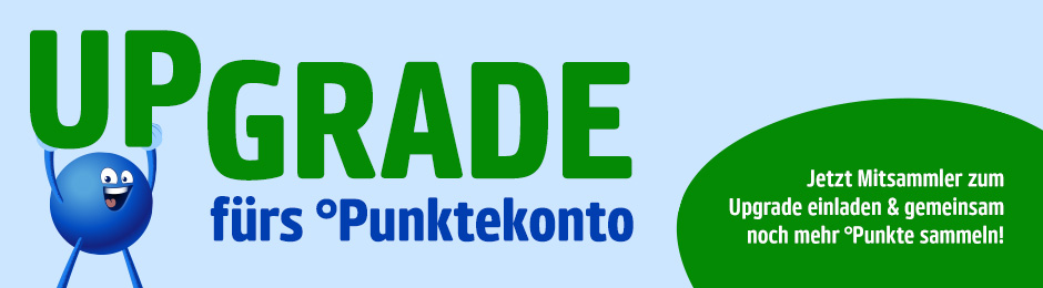 Jetzt Mitsammler zu Upgrade einladen