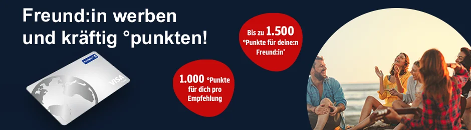 Freunde werben und kräftig punkten.