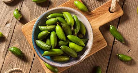 Dieses Obst ist eine: fingerlimette