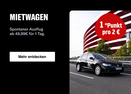 Mit einem Mietwagen spontaner Ausflug ab 49,99€ für einen Tag
