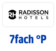 Jetzt bei RADISSON HOTELS 7fach punkten. Hier klicken.
