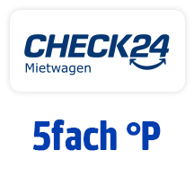 Bei CHECK24 Mietwagen 5fach punkten. Hier klicken.
