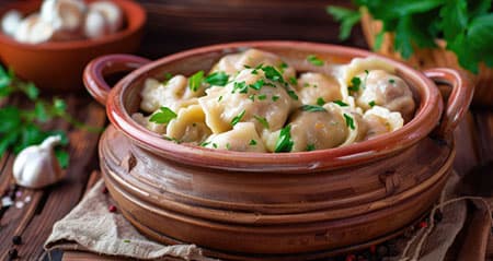 Die Nudel heißt pelmeni