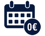 Im 1 Jahr kostenlos. Danach nur 29€ pro Jahr.