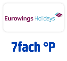 Jetzt bei Eurowings Holidays 7fach punkten. Hier klicken.