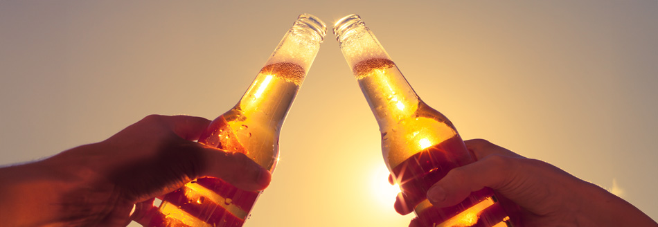 Warum haben einige Bierflaschen so einen langen Hals?