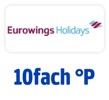 Jetzt 10fach punkten bei Eurowings Holidays. Hier klicken.