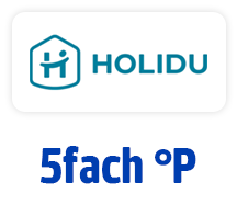 Jetzt bei HOLIDU 5fach punkten. Hier klicken.