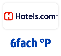 Jetzt bei Hotels.com 6fach punkten. Hier klicken.