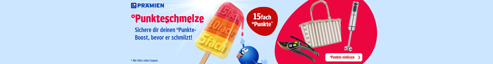 PAYBACK Prämien: 15fach Punkte auf alle Sachprämien. Jetzt schnell einlösen.