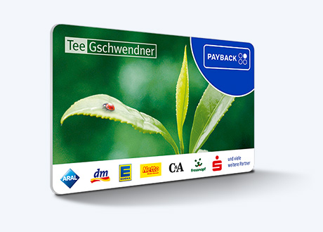 Jetzt die TeeGschwendner PAYBACK Karte bestellen