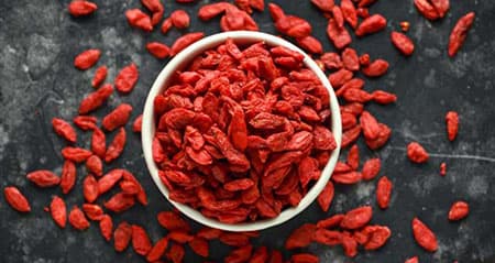 Dieses Obst ist eine: goji-beere