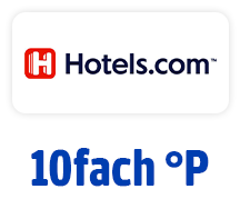 Jetzt bei Hotels.com 10fach punkten. Hier klicken.